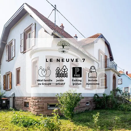 Maison Neuve Ideal Groupe,famille, Jardin Prive * Marmoutier